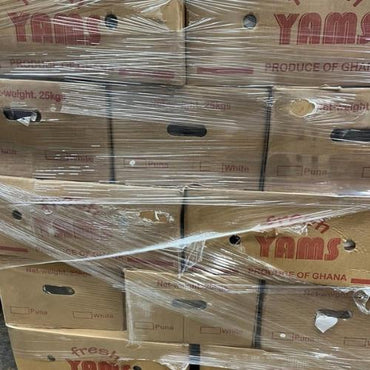 FRESH GHANA YAMS 50lbs image 1