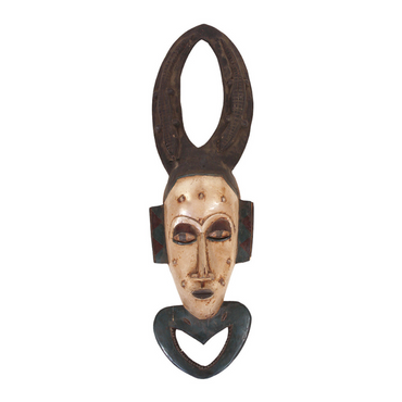 EXTRA LARGE IVORIAN GURU MASK - 25-35" (0.5LBS) - STYLE 1 image