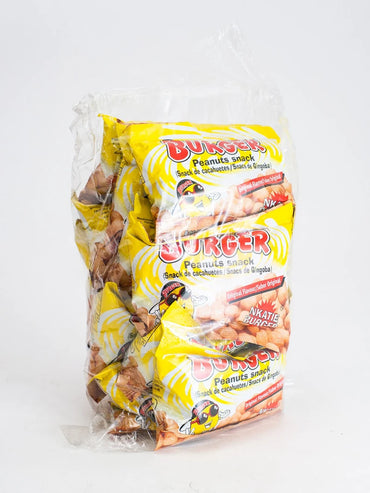NKATIE BURGER PEANUTS GHANA NIGERIAN SNACK (PACK OF 12) (0.92LBS) image 1
