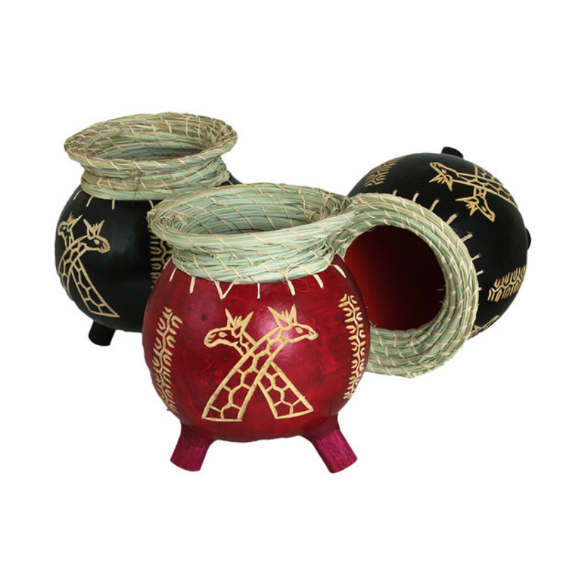 GOURD BASKET MEDIUM - ASSORTED COLORS (0.63LBS) image 0
