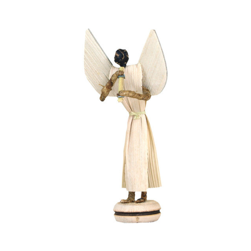 HANDMADE CORN HUSK ANGELS: ASSORTED image 0
