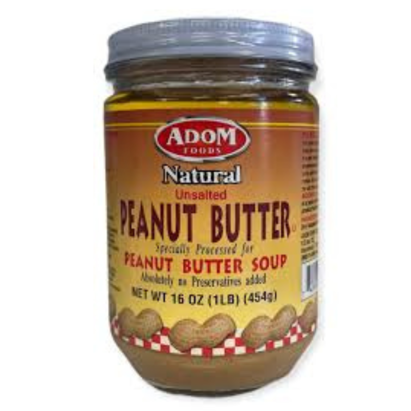 PEANUT BUTTER - UNSALTED (1.0LBS) image 0