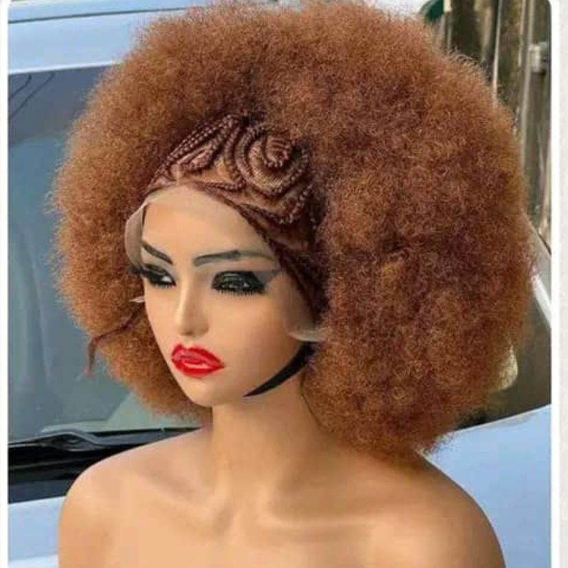 HANDMADE BRAIDED WIG - NO.B23 (1.1LBS) image 0
