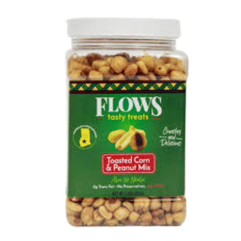 FLOWS - TOASTED CORN AND PEANUT MIX (1.25LBS) image 0