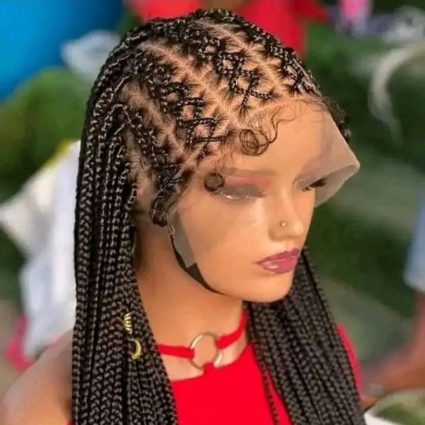 HANDMADE BRAIDED WIG - NO.B2 (1.1LBS) image 0