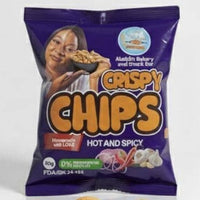 Crispy Chips Hot and Spicy – One Strip (10 pieces) 30g each - Hot and Spicy image