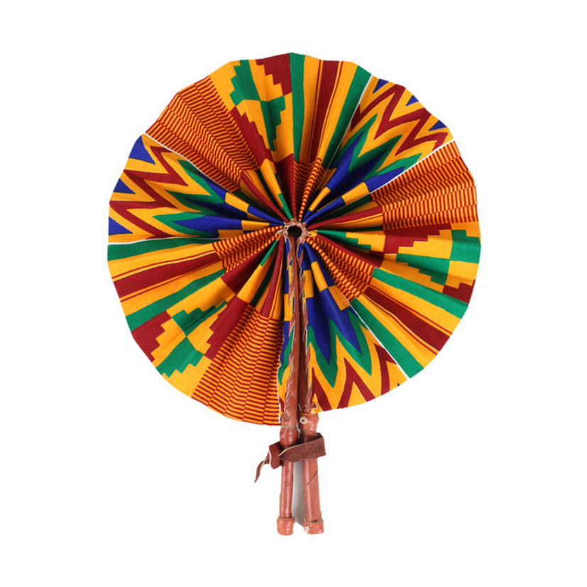 KENTE FOLDING FAN: PRINT C (0.18LBS) image 0