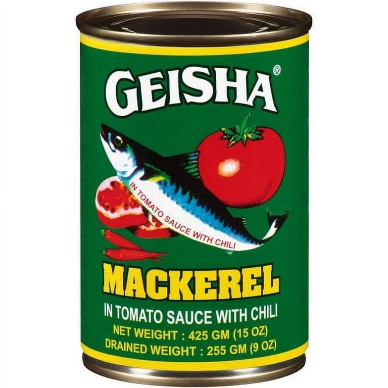 GEISHA MACKEREL IN TOMATO SAUCE WITH CHILI (0.94LBS) image 0