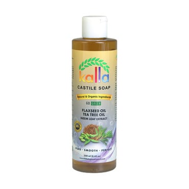 Kalla Castile Soap: Flaxseed & Tea Tree image 0