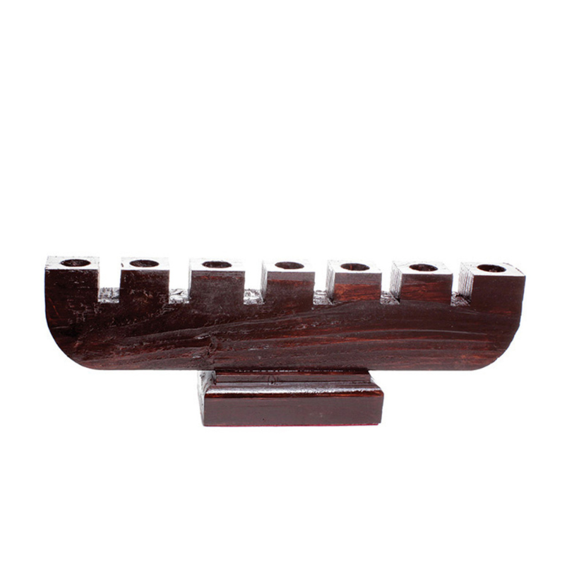 HANDMADE LARGE WOODEN KINARA image 0