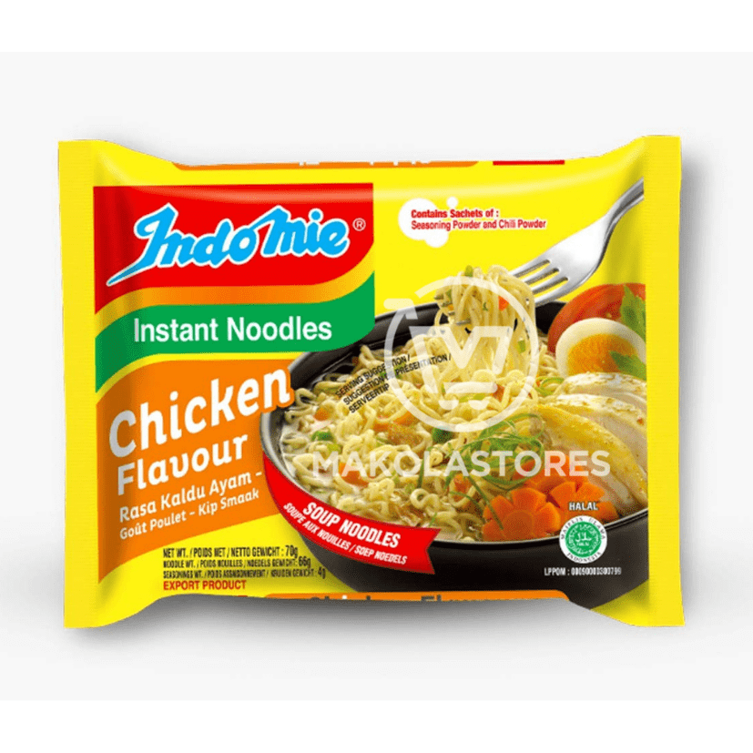 INDOMIE CHICKEN FLAVOUR - INSTANT NOODLES (30 PACKS) (4.62LBS) image 0