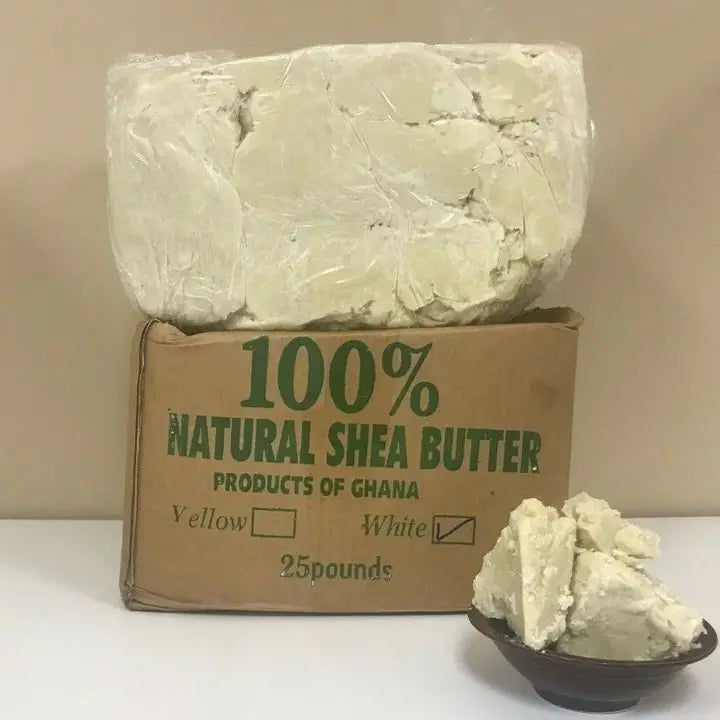 100% Raw African Shea Butter Unrefined Organic Pure Premium - Ivory, 1 lb image